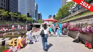 Walking the streets of Seoul 🇰🇷 South Korea | City Tour | 서울 | Street Walk | Virtual Walking 2024