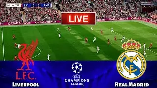 🔴LIVE | Liverpool vs Real Madrid - UEFA Champions League 2024/25 | PES 21 Simulation