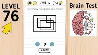 Brain Test Level 76 How Many Rectangles Are There?