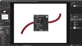 Creating wires in Gimp