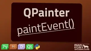 PyQt paintEvent()