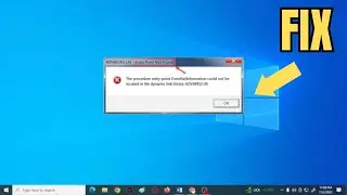 How To Fix Entry Point Not Found Error in Windows 11,10,8,7