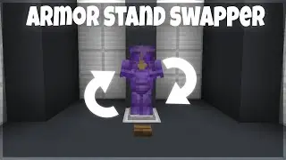 How to Make a Armor Stand Swapper Minecraft