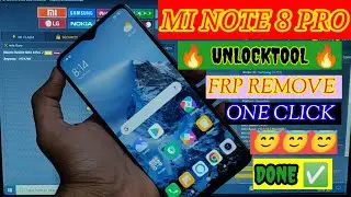 MI NOTE 8 PRO FRP REMOVE UNLOCKTOOL 🔥 JUST MINUTES 🤩