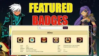 AQW New Featured Character Page Badges!