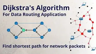 Dijkstra's shortest path algorithm example | find shortest route in a network