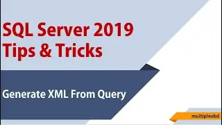 Generate XML formatted data from SQL Server Query