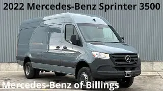 2022 Mercedes-Benz Sprinter 3500 Cargo 170 WB High Roof 4WD For Sale Billings, Montana #mercedes