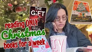 reading vlog | reading ONLY CHRISTMAS holiday books for a week