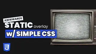 TV Static Effect with HTML and CSS