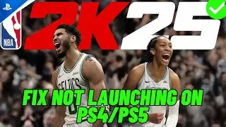 How To Fix NBA 2K25 Not Launching/Won't Launch/Not Opening/Not Starting on PS4/PS5