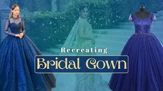 We just made this to reality. Client's dream gown making.