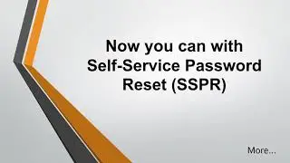 Self-Service Password Reset has arrived at Buffalo State