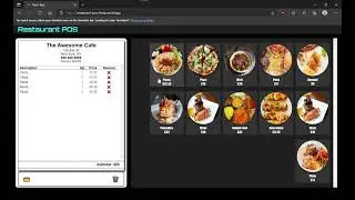 Reactjs Restaurant POS web app