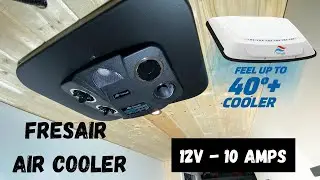 VANLIFE AIR CONDITIONING | Fresair | Ultra efficient | Full TUTORIAL [NEW]