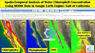 Spatio-Temporal Analysis of Water Chlorophyll Concentration using MODIS Data in Google Earth Engine