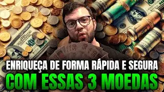 3 CRIPTOMOEDAS SEGURAS E PROMISSORAS PRO CICLO DE ALTA!! (SEGREDO REVELADO)