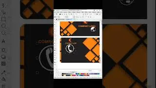 #coreldraw Make A Visiting Card Design #graphicdesigner #designing  #design #graphics.