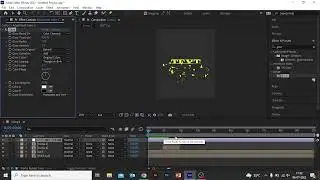 How to create Text Cut Out Animation in After Effect | Adobe After Effect Tutorial