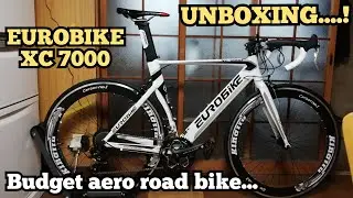 EUROBIKE XC 7000 UNBOXING BUDGET AERO ROADBIKE