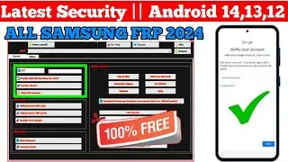 ✅️ New Method 2024- All Samsung Frp Bypass || Unlock  All Android 14/13/12 ,|| Google Account Remove