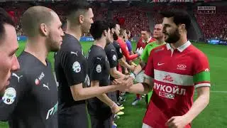 Спартак в FIFA 23 выход на поле