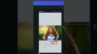 Expand your Image with Canva Magic EXpander #canva #canvatutorial #expandimage #imageediting #edit