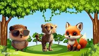 Lovely animal moments: hedgehog, cheetah, fox, cow - Animal sounds