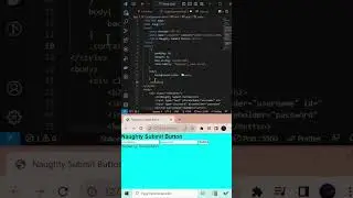Naughty Animated Submit button Html CSS | Code in Description 👇 