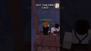 Caught a Nessie first cast| ROBLOX  