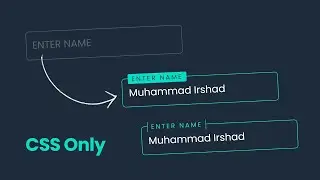 Input Field Animation With HTML and CSS 