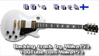 80's Hard Rock - Backing Track #2 in A-minor