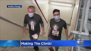 More Than 500 People Climb To Top Of Willis Tower