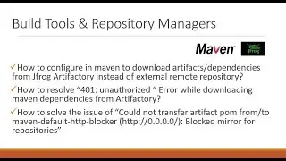 Jfrog Artifactory - download Maven dependencies and troubleshoot  issues during download