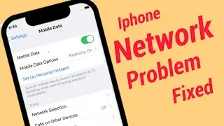 How to fix Network connection problems iPhone .