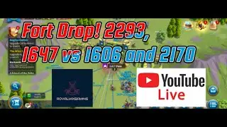 Fort Drop! 2293, 1647 vs 1606, 2170 KVK / Live Rise of Kingdoms