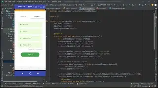 How To Sign In and Sign Up in one  Activity using TabLayout and Viwepager in Android Studio (Java).