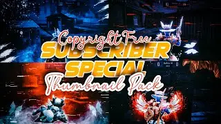 Subscriber Special Thumbnail Pack Free To Use 🔥 | Pre-Edited BGMI Montage Thumbnail | Editing Flame