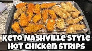 Keto Full Day of Eating | Keto Southern Meal: Nashville Chicken Strips, Loaded Cauli & Green Beans