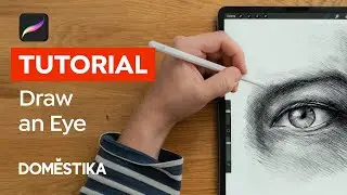 IPAD Tutorial: How to DRAW an EYE using PROCREATE Pencils - Paul Ryding | Domestika English