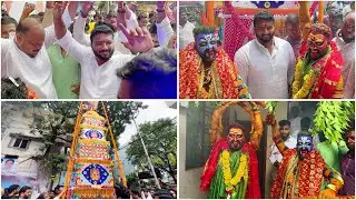 Ramangar Akhil Pailwan Thottela Procession Full Video 2024 | Akhil Pailwan Dance 