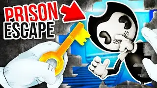 BENDY is BACK to HELP ME ESCAPE PRISON!!?! (Prison Boss Bendy BATIM VR)