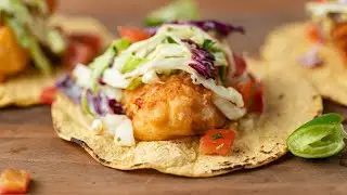 Crispy Baja Style Fish Tacos