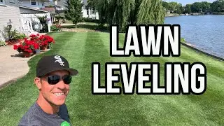 How to MAKE YOUR LAWN LEVEL and FLAT