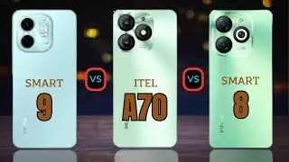 Infinix Smart 9 vs Itel A70 vs Infinix Smart 8