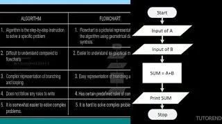 Flowchart and Difference between Algorithm and Flowchart - Programming with C - Lecture 3.2