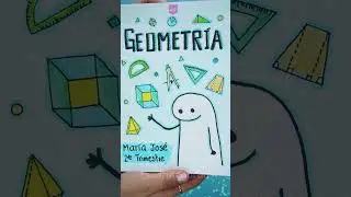 🟢Portada de Geometría | Caratula de Geometría #portadasbonitas