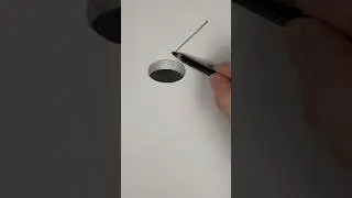 Draw an easier hole in your paper 🕳️ Drawing lesson for beginners.