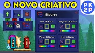 TUDO sobre o NOVO E INCRÍVEL mod criativo do TERRARIA com funções que REVELAM SEGREGOS BIZARROS!