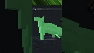 I remade this Kelp into a Seahorse in Minecraft